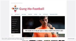 Desktop Screenshot of gunghofootball.com